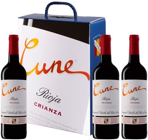 Cune Crianza DO Rioja Vino Tinto, 3 x 75cl