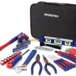 WORKPRO Juego de Herramientas Básicas 100-piezas, Herramientas manuales con Bolsa, Set de Herramientas Profesionales para Bricolaje y Arreglos Diarios