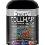 Drasanvi COLLMAR Colágeno Marino Hidrolizado con Ácido Hialurónico, Magnesio, Vitamina C natural | para cartílagos, huesos y piel | Alta dosis 3.900 mg/día | 180 comp = 30 días | Sabor vainilla