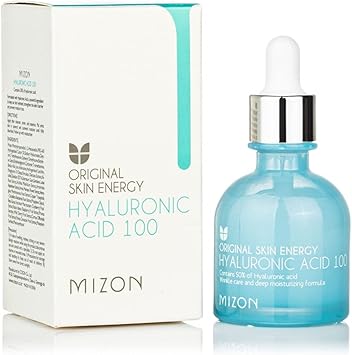 [Mizon] Suero al ácido hialurónico (30ml) Suero antienvejecimiento y antiarrugas, rejuvenecimiento y revitalización de la piel, cuidado de la piel coreano (Hyaluronic Acid 100)