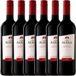 Viña Albali Tinto Cabernet Tempranillo Low Alcohol, Paquete de 6 x 750 ml - Total: 4500 ml