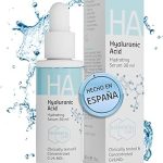 Serum Facial Acido Hialuronico (+155% HIDRATACION en 1h) - Piel Joven, Rellena y Suave - Antiarrugas, Antimanchas – Cara y Contorno de Ojos - Crema Hidratante Facial Mujer - Elemental Care