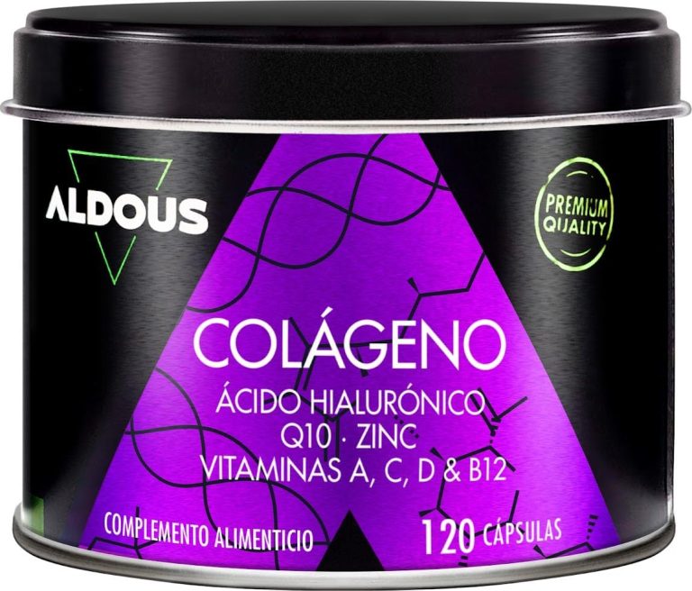 120 Cápsulas Colágeno con Ácido Hialurónico + Coenzima Q10 + Vitaminas A, C, D y B12 + Zinc | Energía y Articulaciones Fuertes | Colágeno Hidrolizado | 750mg | Fabricado en España