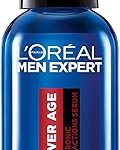 L'Oréal Sérum de Ácido hialurónico para hombre, Para pieles envejecidas, secas y apagadas, Men Expert Power Age, 30ml