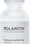 ROLANYIN Ácido hialurónico 2% + B5 30 ml 1 Fl Oz A Hydration Support Formula with Ultra-Pure Vegan Hyaluronic Acid and Vitamina B5