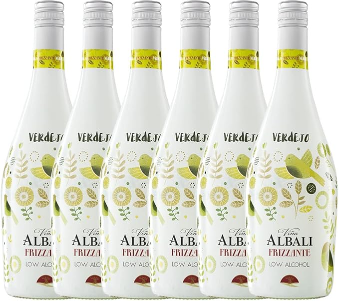 VIÑA ALBALI Frizzante 5.5 Blanco Verdejo - 6 botellas x 750ml - Total:4500ml