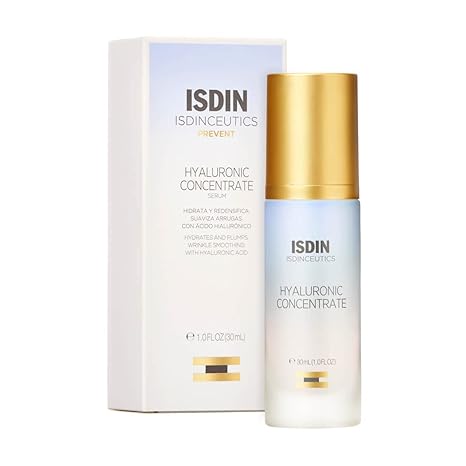 Isdinceutics Hyaluronic Concentrate, Sérum Facial Ligero y Ultrahidratante, con Ácido Hialurónico - 30ml