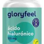 Ácido Hialurónico de altas dosis - 525mg Acido Hialuronico por Cápsula - 500-700 kDa - Vegano, Probado en laboratorio, Fabricado en Alemania, Sin Aditivos