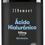 Ácido Hialurónico 120 Cápsulas Veganas, 525mg de Alta Potencia por Porción - 4 Meses de Suministro, 500-700 KDA, Perfecto Para Veganos y Vegetarianos - Sin OGM sin rellenos ni aglutinantes sintéticos