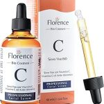 60ml. Bio Sérum Facial con Vitamina C, E y Ácido Hyalurónico. Suero Hidratante, Antiarrugas y Antimanchas para la Cara. Vegano/Organic. Crema Antiedad para Contorno de Ojos y Dermaroller