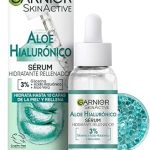 Garnier Sérum Hidratante Rellenador Aloe Hialurónico con 3% Glicerina + Ácido Hialurónico + Aloe Vera. Hidrata intensamente y rellena en una sola gota