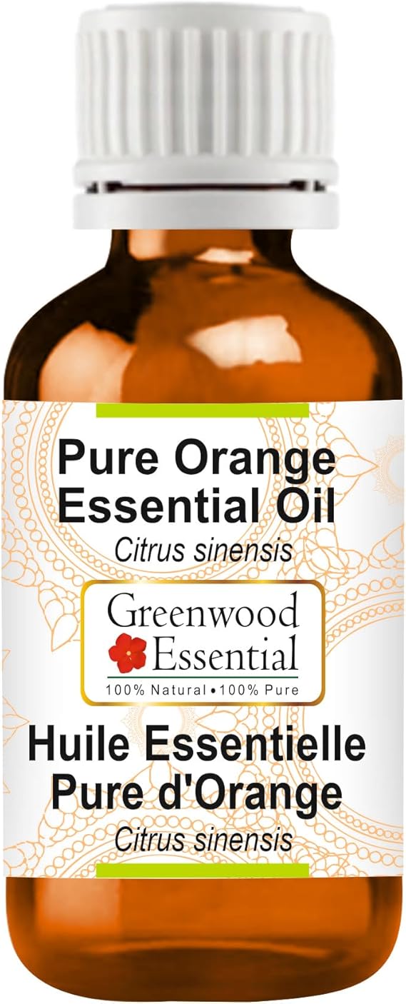 Greenwood Essential Puro Aceite esencial de Naranja (Citrus Sinensis) grado terapéutico natural Destilado al vapor 30ml (1 oz)