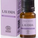 Aceite Esencial Lavanda 10 ml | Aceites esenciales 100% puros | Aceite Esencial con Cristal opaco | Aceite Esencial Humidificador Vegano | Essential Oil Cruelty free | Ecocert Cosmos Organic