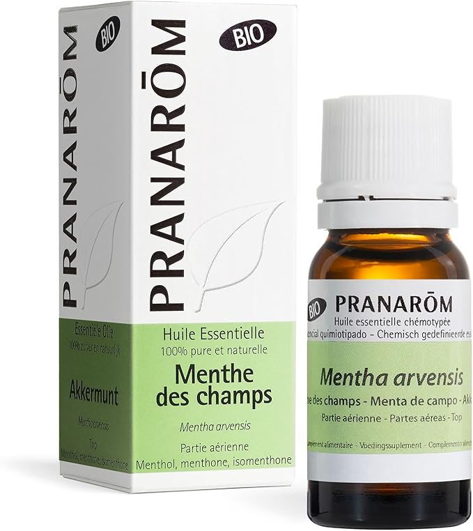 PRANAROM - Menta de Campo Bio - Aceite Esencial Quimiotipado - Digestión - Puro y Natural - HETC - 10ml