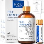 HIQILI Aceite Esencial Lavanda 100ML, 100% Natural, Aceite de Aromaterapia para Rostro, Velas, Difusor, Piel y Cabello - 3.38 Fl Oz