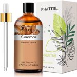 PHATOIL Aceites Esenciale de Canela 100 ml, Aceite Esencial de Aromaterapia, Aceite Esenciales para Humidificador, Difusor