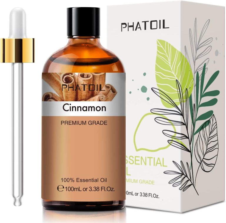 PHATOIL Aceites Esenciale de Canela 100 ml, Aceite Esencial de Aromaterapia, Aceite Esenciales para Humidificador, Difusor