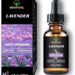 Aceite Esencial de Lavanda Orgánica - 100% Puro, Natural, Sin OGM, Grado Terapéutico para Difusor de Aromaterapia - Cuentagotas de Vidrio Premium (120ml)