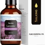 SALKING Aceite Esenciales de Lavanda 120ml, 100% Puro y Natural Aceites Esenciales para Humidificador, Natural Aceites Esenciales Aceite Perfumado de Lavanda, Ayudando a dormir