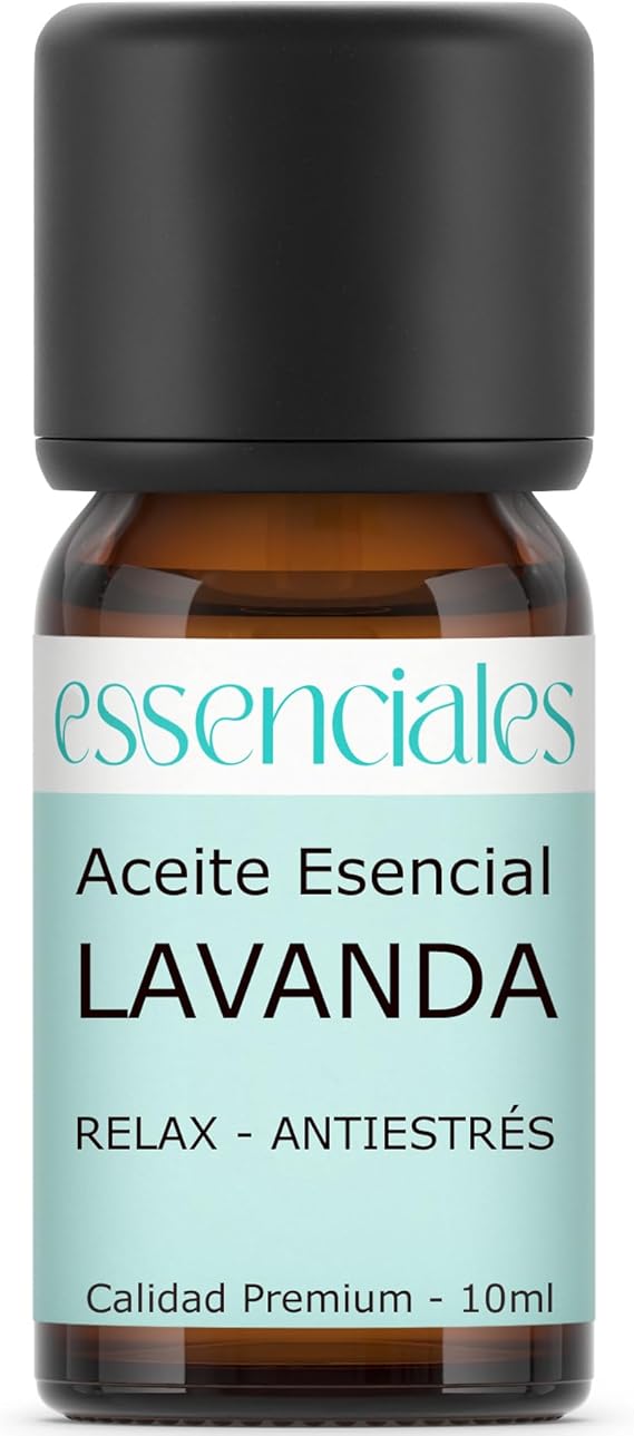 Aceite Esencial Lavanda 100% Puro - Esencia Natural de Uso Terapéutico - 10 ml ESSENCIALES