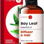 H’ana aceite esencial de hoja de laurel para difusor - Aceite de laurel para el cabello - Aceite esencial de laurel - Los aceites esenciales hoja laurel tienen un aroma herbáceo y especiado (30ml)