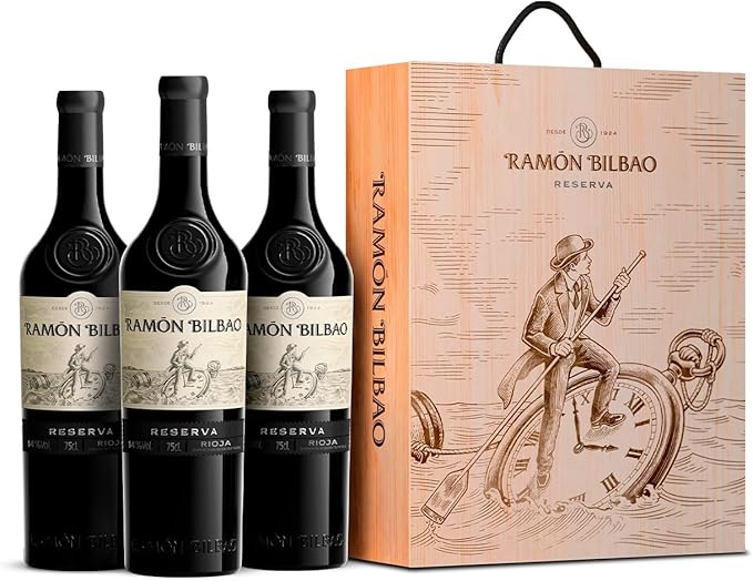 Ramón Bilbao Reserva - Tempranillo Vino tinto - D.O. Rioja - Pack 3 botellas de 750 ml