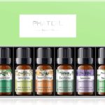 PHATOIL Aceites Esenciales para Humidificador, Aceites Esenciales Naturales Puros para Difusor Aromaterapia, Aceite Esencial Eucalipto, Lavanda, Menta, Tee Tree, Naranja, Lemongrass（6 x 10ml）